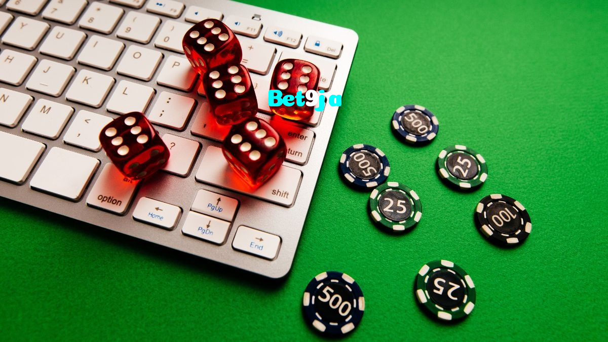 Bet9ja casino presented on mobile device in Pakistan with slots and live games